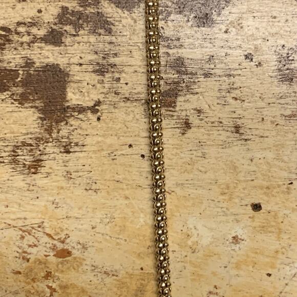 Camrose & Kross JBK Gold and Blue Cross Necklace 18 Inches - Picture 11 of 12